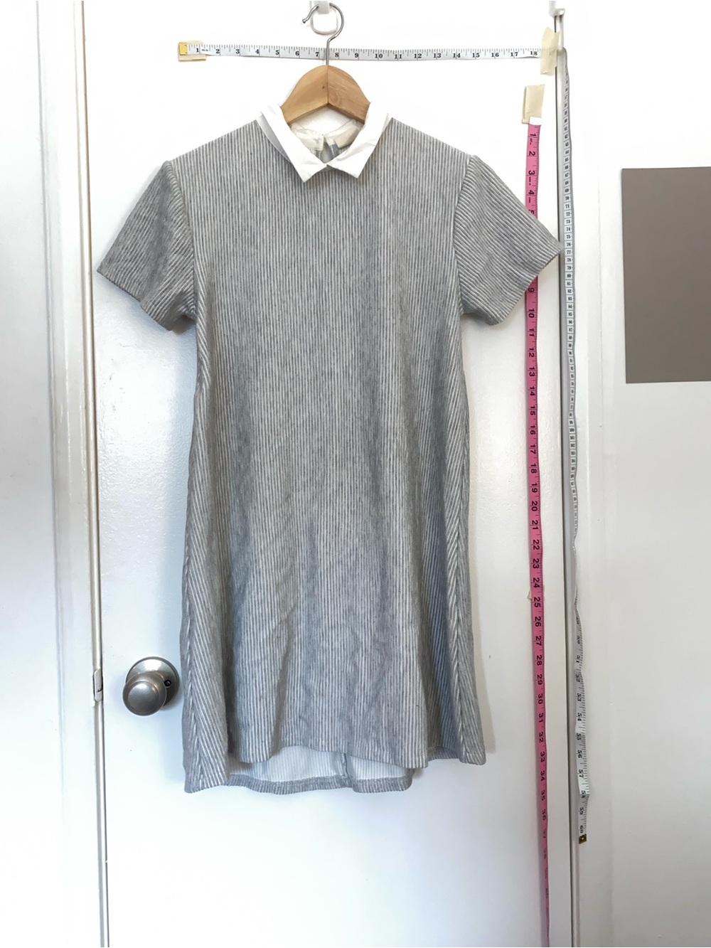 Zara Textured Collared Dress